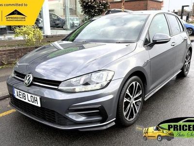 Grey Used 2018 VW Golf VII R-line Hatchback | £9,995 (Fair price)