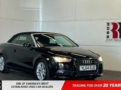 Used Audi A3 Cabriolet Sport 150 HP (110 kW) 2015 Black Cabriolet