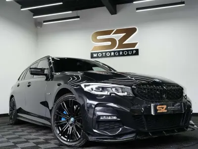 Used BMW 330e M Sport 288 HP (211 kW) 2022 Black Estate