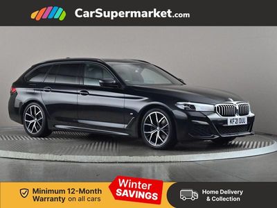Black Used 2021 BMW 520 M Sport Estate | £21,697 (Good price)