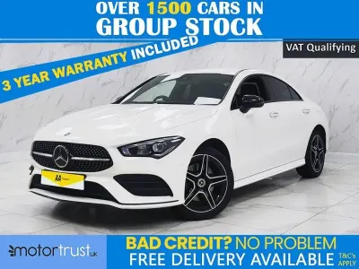 Used Mercedes CLA250e AMG Line Premium 2022 White Sedan