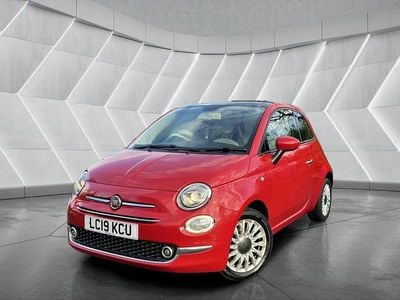 Red Used 2019 Fiat 500 Lounge Hatchback | £7,950 (Fair price)
