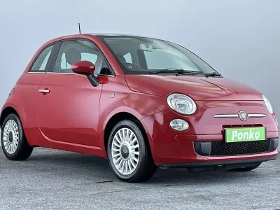 Used Fiat 500 Lounge 69 HP (50 kW) 2012 Red Hatchback