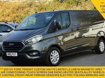 Used Ford Transit Custom Limited 170 HP (125 kW) 2021 Grey Van