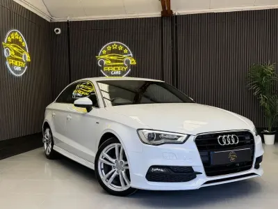Used Audi A3 S-Line 150 HP (110 kW) 2016 White Sedan