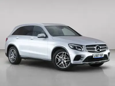 Used Mercedes GLC220 AMG line 170 HP (125 kW) 2017 Silver SUV