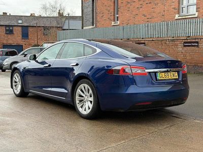 Used Tesla Model S Long Range AWD 397 kW (541 HP) 2019 Blue Hatchback