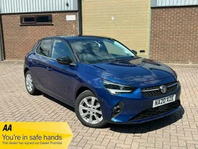 Used Vauxhall Corsa Elite 100 HP (73 kW) 2020 Blue Hatchback