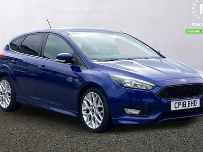 Used Ford Focus ST-Line 140 HP (102 kW) 2017 Blue Hatchback