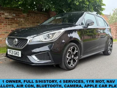 Used MG MG3 Exclusive 106 HP (77 kW) 2021 Black Hatchback