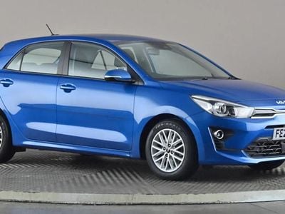 Blue Used 2022 Kia Rio Hatchback | £9,298 (Fair price)