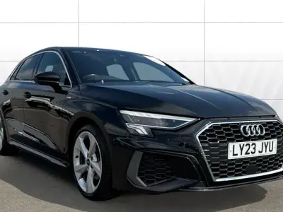 Used Audi A3 Sportback S-Line 110 HP (80 kW) 2023 Black Hatchback
