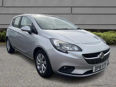Used Vauxhall Corsa Design Edition 73 HP (53 kW) 2018 Silver Hatchback