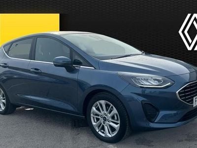 Used Ford Fiesta Titanium 125 HP (91 kW) 2022 Blue Hatchback