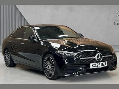 Begagnad Mercedes C220 AMG Line Premium Plus 196 HK (144 kW) 2025 Svart Sedan