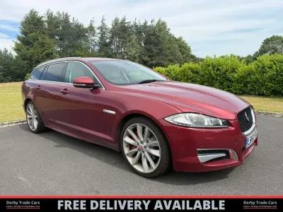Used Jaguar XF Sportbrake Portfolio 2013 Red Estate