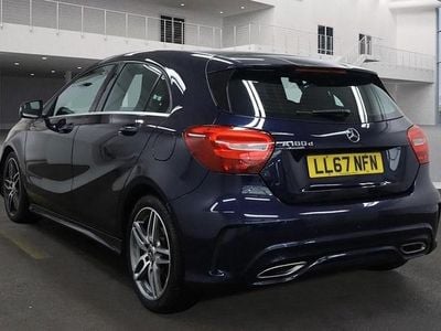 Used Mercedes A180 AMG line 2017 Cavansite blue Hatchback
