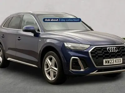 Used Audi Q5 S-Line 204 HP (150 kW) 2023 Blue SUV