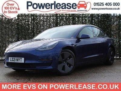 Used Tesla Model 3 Long Range AWD 254 kW (346 HP) 2021 Blue Sedan