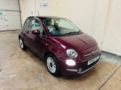 Usado Fiat 500 Lounge 69 HP (50 kW) 2017 Vermelho Citadino