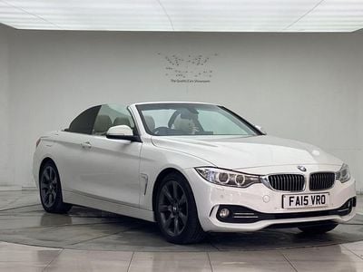 Used BMW 420 Luxury Line 2015 White Cabriolet