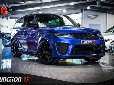 Używany Land Rover Range Rover Sport SVR 575 KM (422 kW) 2018 Niebieski SUV