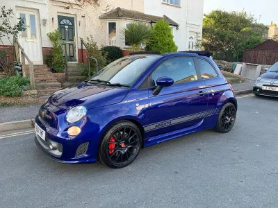 Used Abarth 595 Competizione 145 HP (106 kW) 2016 Blue Cabriolet