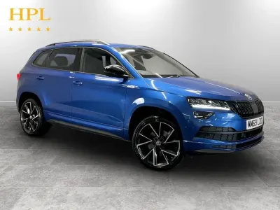 Used Skoda Karoq SportLine 150 HP (110 kW) 2019 Blue SUV