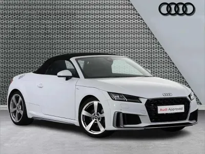 Used Audi TT S-Line 194 HP (142 kW) 2021 White Cabriolet