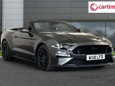 Used Ford Mustang GT Convertible 450 HP (330 kW) 2018 Grey Cabriolet
