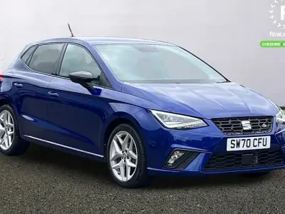 Used Seat Ibiza FR 95 HP (69 kW) 2020 Blue Hatchback