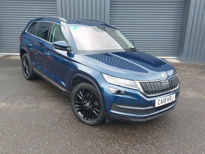 Used Skoda Kodiaq SE L 150 HP (110 kW) 2018 Blue SUV