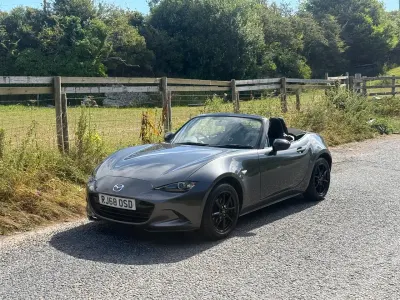 Used Mazda MX5 132 HP (97 kW) 2018 Grey Cabriolet