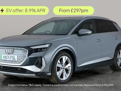 Grey Used 2021 Audi Q4 e-tron S-Line SUV | £18,373 (Good price)