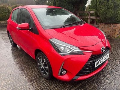 Red Used 2018 Toyota Yaris Hatchback | £7,895 (Fair price)