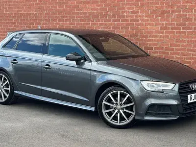 Used Audi A3 Sportback Black Edition 150 HP (110 kW) 2018 Grey Hatchback