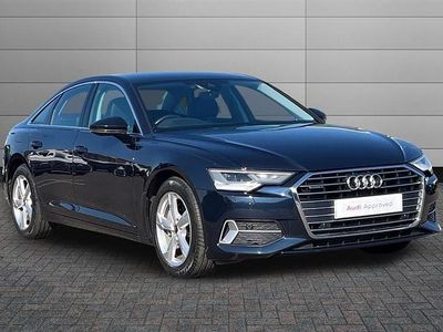 Used Audi A6 Sport 265 HP (194 kW) 2022 Firmament blue Sedan
