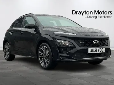 Used Hyundai Kona N Line 120 HP (88 kW) 2021 Black SUV