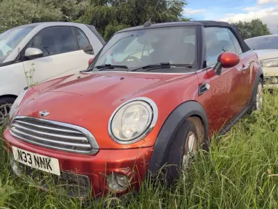 Used Mini Cooper D Cabriolet 2013 Orange Cabriolet
