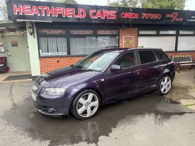 Used Audi A3 S-Line 250 HP (183 kW) 2007 Mauve purple Hatchback