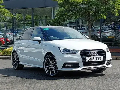 Used Audi A1 Black Edition 125 HP (91 kW) 2018 White Hatchback