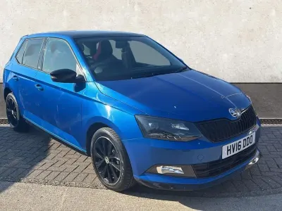 Used Skoda Fabia Monte Carlo 88 HP (64 kW) 2016 Blue Hatchback