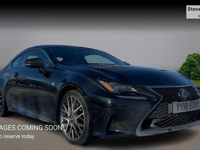 Black Used 2018 Lexus RC300h Sport Line Coupe | £19,450 (Fair price)