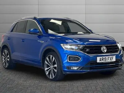 Used VW T-Roc R-line 148 HP (108 kW) 2019 Blue SUV
