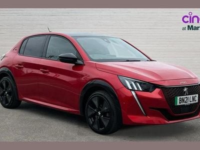 Used Peugeot e-208 GTi 100 kW (136 HP) 2021 Red Hatchback