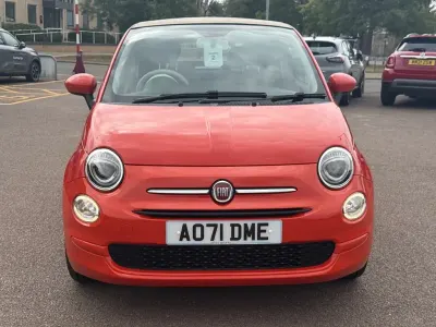 Used Fiat 500 Pop 2021 Orange Cabriolet