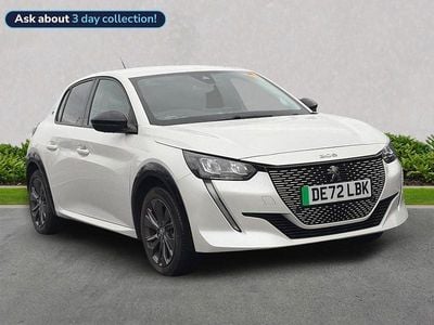 White Used 2022 Peugeot e-208 Allure+ Hatchback | £13,089 (Fair price)