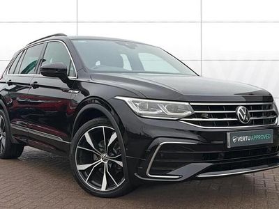 Black Used 2021 VW Tiguan R-line SUV | £25,079 (Fair price)