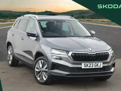 Used Skoda Karoq SE L 150 HP (110 kW) 2023 Graphite grey metallic SUV