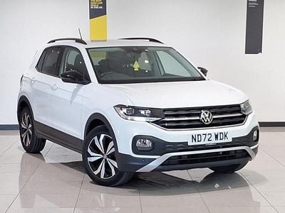 Used VW T-Cross Black Edition 95 HP (69 kW) 2022 White SUV
